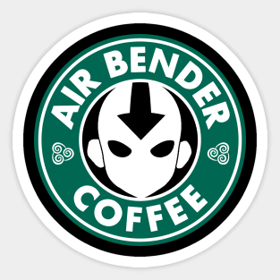 Air Bender Coffee Sticker